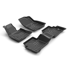 [US Warehouse] 3D TPE All Weather Car Floor Mats Liners for Mazda CX5 2017-2021 (1st & 2nd Rows)